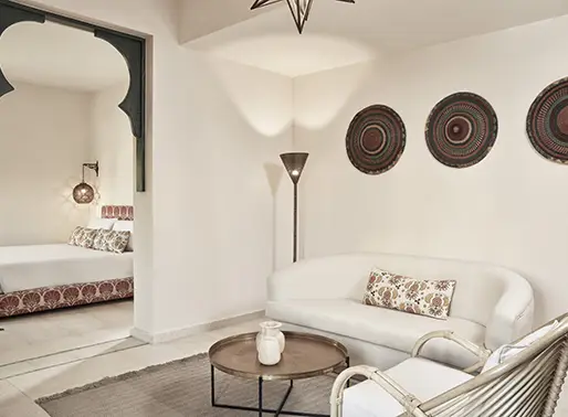 Ali Pasha Suite Lounge area next to bedroom