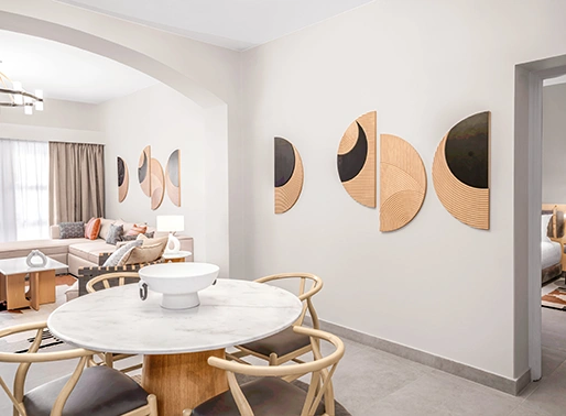 SHR ElGouna Rooms Steigenberger Suite Diningroom 01 gallery 1